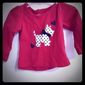 Lot of 4 Baby girl shirts